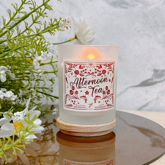 Coconut wax candle - Afternoon tea