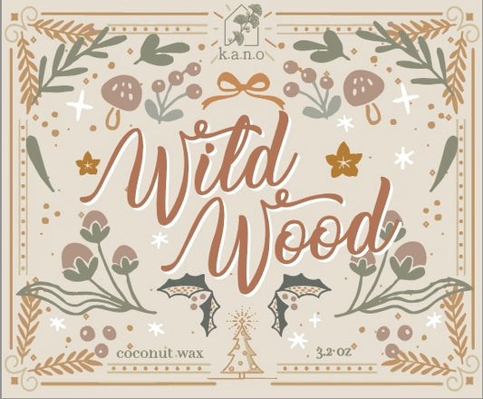 Coconut wax candle - Wild wood