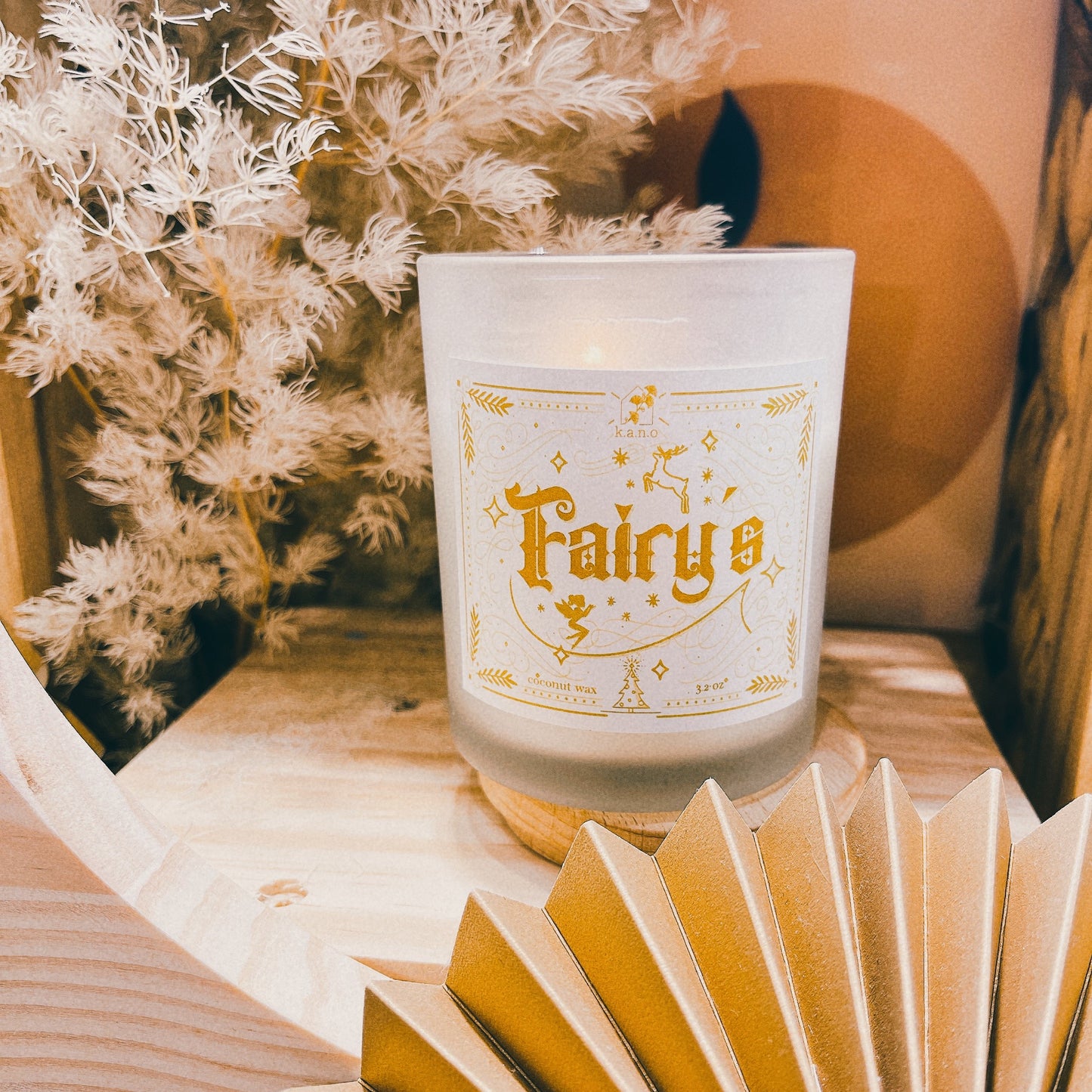 Coconut wax candle - Fairy's