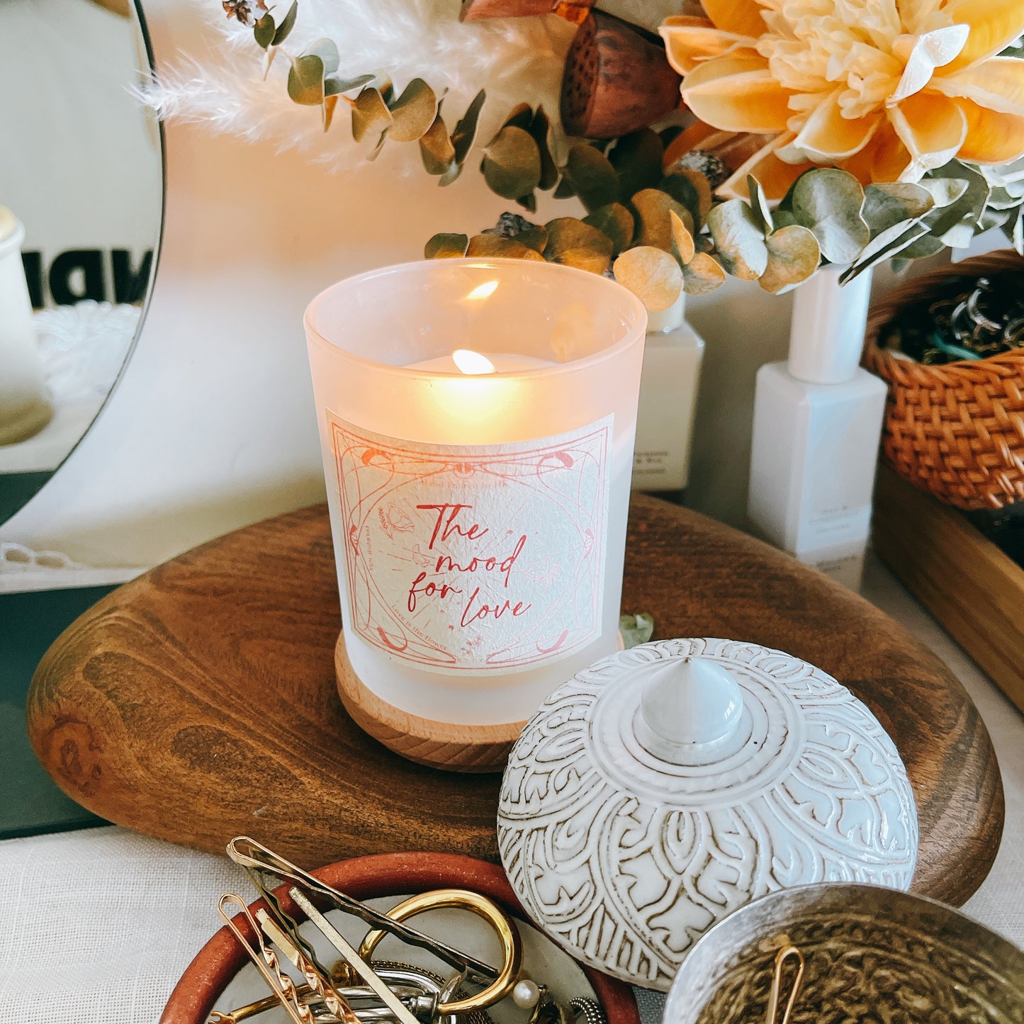 Coconut wax candle - The Mood For Love